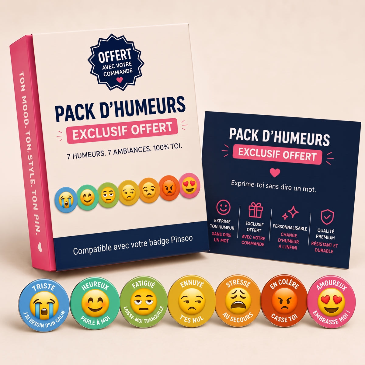 Pinsoo - Pack D'humeurs