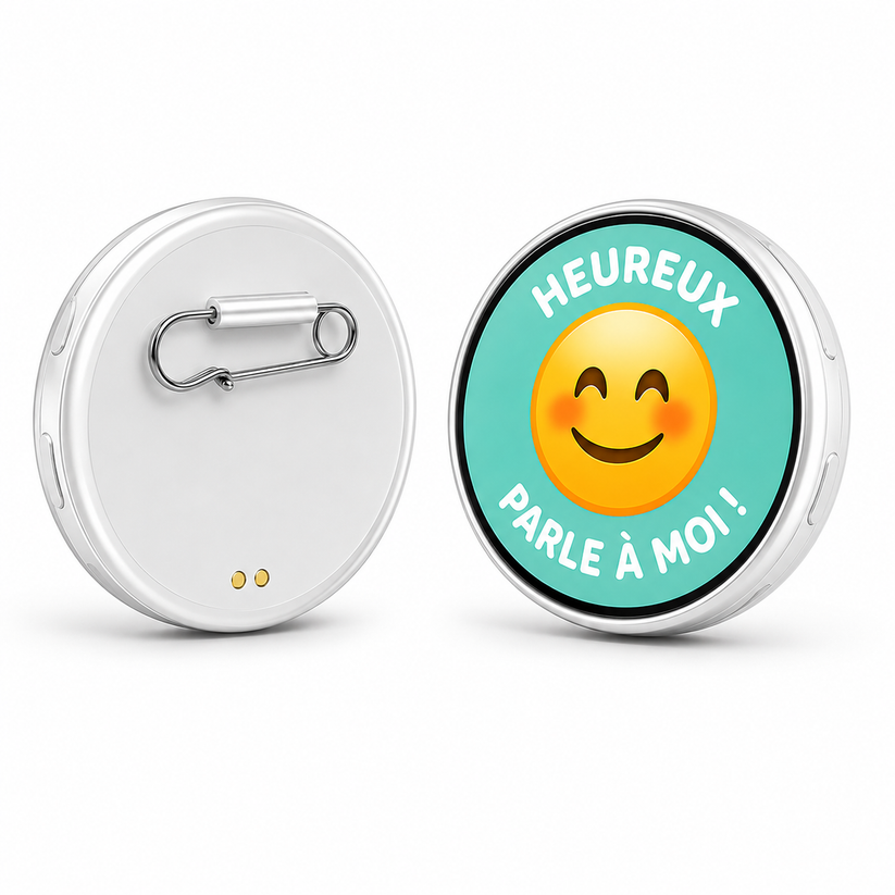 Pinsoo - Pin d'humeur personnalisé