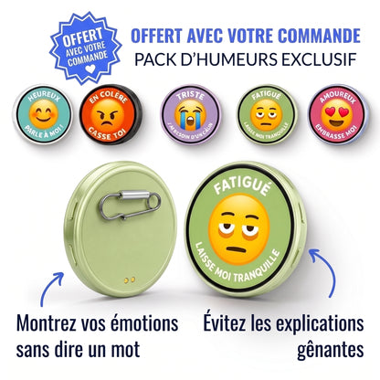 Pinsoo - Pin d'humeur personnalisé