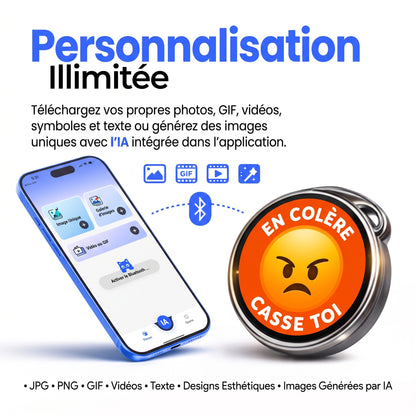 Pinsoo - Pin d'humeur personnalisé